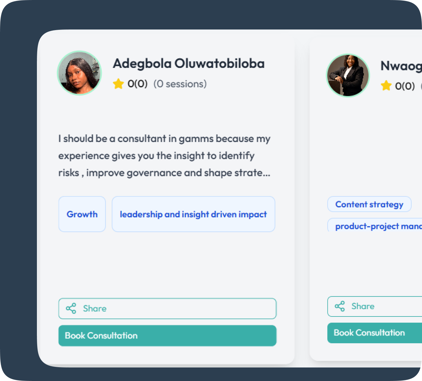 Consultation Hub screenshot